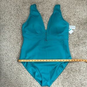 Classy Jantzen Teal Swimsuit, Size 16